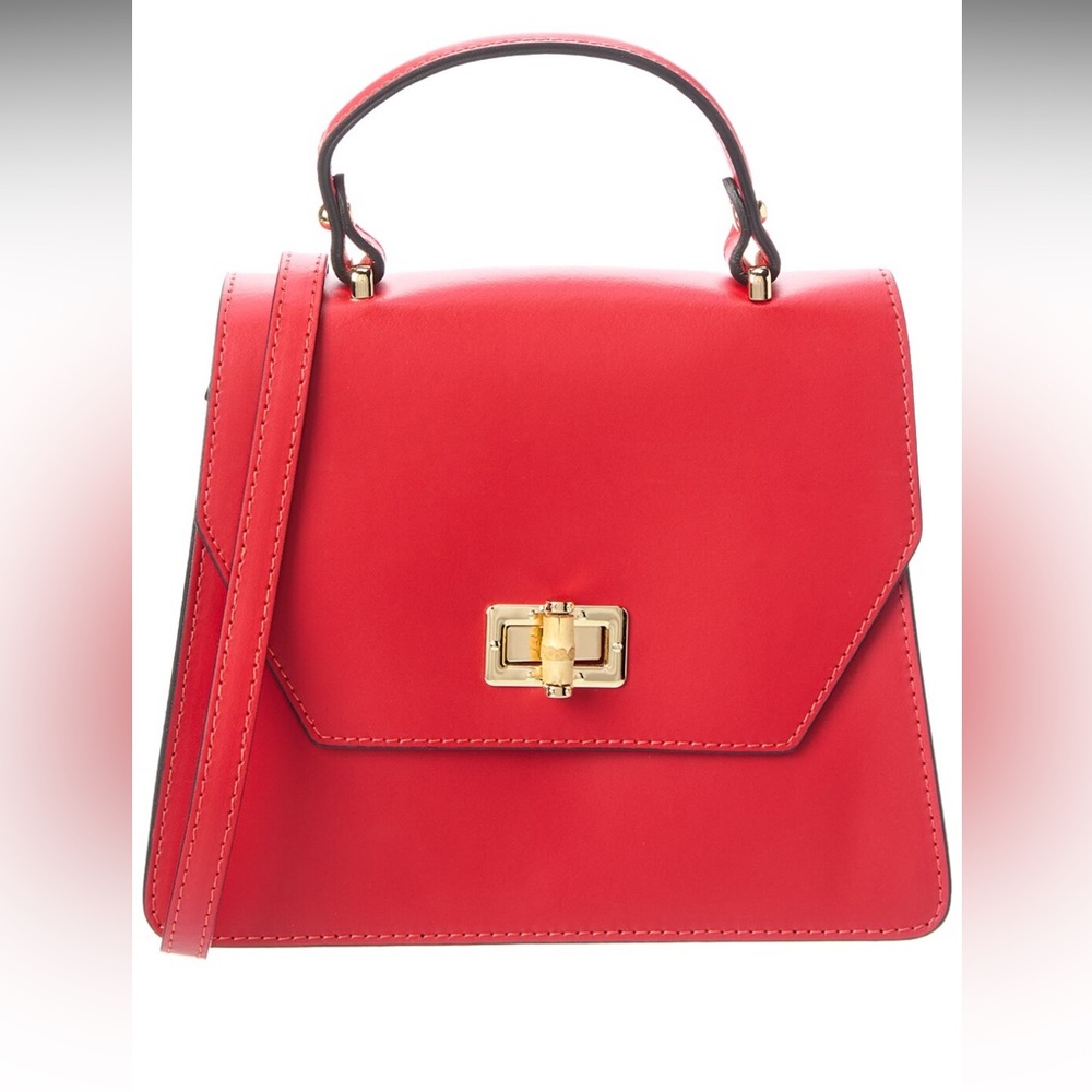 Persaman New York Vibrant Red Satchel